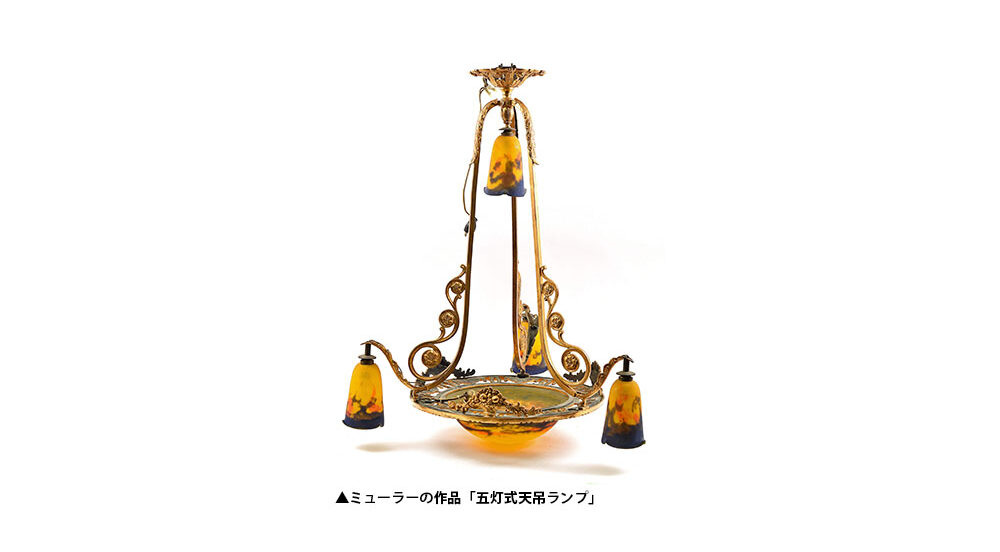 カメオ・グラスの花器やランプ作品が有名なミューラー。アール・デコ期 工場店 【東京藝大作家作品ランプワーク】13〜14号◯那波の鉱石 ガラスリング リング