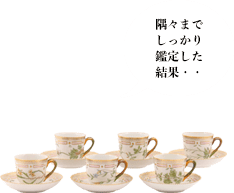 ロイヤルコペンハーゲン フローラダニカ カップ&ソーサー 6客セット