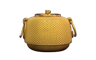 純金茶釜 「黒田屋」