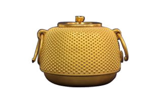 純金茶釜 「黒田屋」