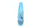 蜻蛉と睡蓮文花瓶