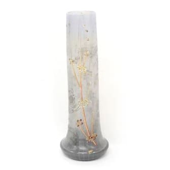 薊とミツマタ文花瓶
