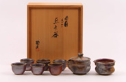 森陶山 備前手びねり煎茶器